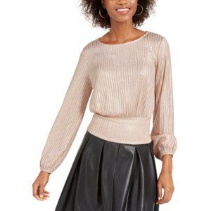 Kit & Sky Metallic Blouse